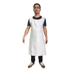 Quality Breathable Protective Clothing Aprons , Disposable Plastic Aprons For Adults wholesale