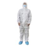 PP+PE Full Body Chemical Suit Flame Resistant Disposable Coveralls