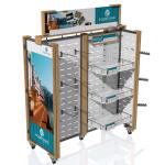 Double Sided Jeans Display Stand For Clothing Store
