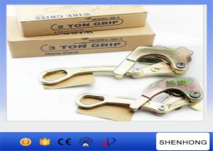Quality Small Volume Wire Cable Grip Clamp Grip 30 KN Precise Forging Shape wholesale
