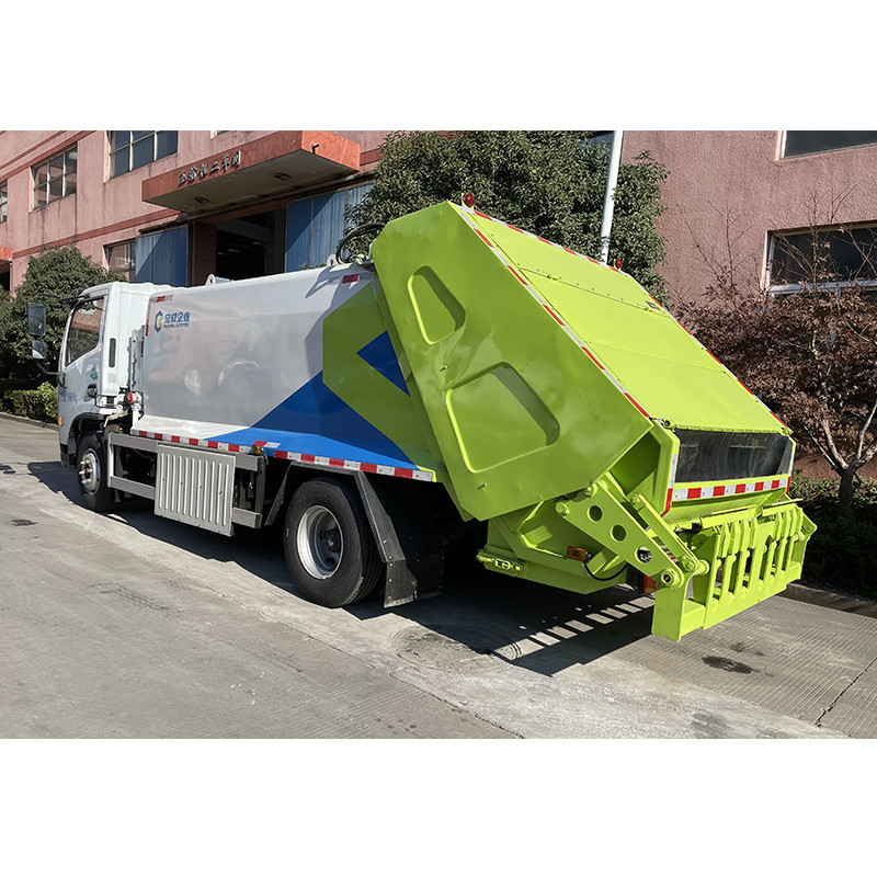 Refuse Collection Sanitation Vehicle with Hydraulic Compression Truck