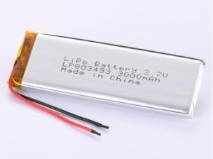 Quality LP803493 3.7V 3000MAH Li-ion Battery Manufacturers JST/Customized Connector Type for Long-Lasting Performance wholesale