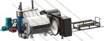 Horizontal Vacuum Metalizing Machine, Plastic Cutlery PVD DC Planar Magnetron