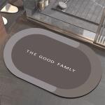 Technology Velvet Bathroom Foot Mat Water Absorption Kitchen Runners Rugs