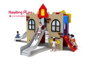 Quality High - Strength Commercial Playground Equipment Safe With Stainless Slide wholesale
