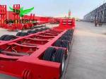 Hydraulic Modular Semi Trailer Transport 3 Axles Carbon Steel