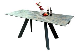 Quality 3D Printed Tempered Glass Dining Table 2.1 Meter Heat Resistant For 10 Seats wholesale