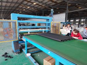 Quality 65mm Rubber Foam Insulation Tube Production Line Used Material NBR PVC A/C wholesale