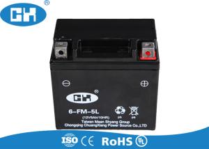 Quality 12v 5Ah Sealed Motorcycle Batteries , High Output Motorcycle Battery 110cc / 125cc wholesale