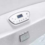 White Whirlpool Acrylic Massage Bathtub M1792-D-L Fade Resistant