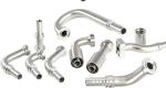 Stainless Steel Hydraulic Crimp Hose Fittings Flange 6000psi 90 Elbow 87691
