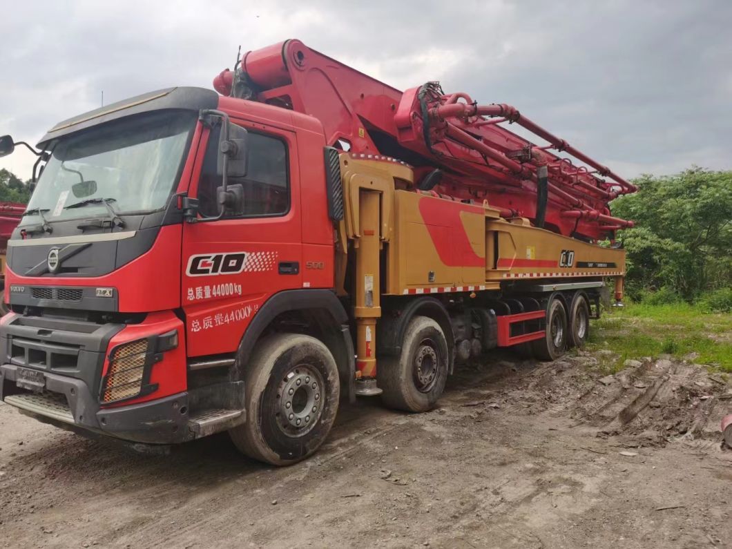 Perfect Original Condition Sy 62m Super Long Boom Pump Concrete Pump Ready Mix on Volvo Chassis