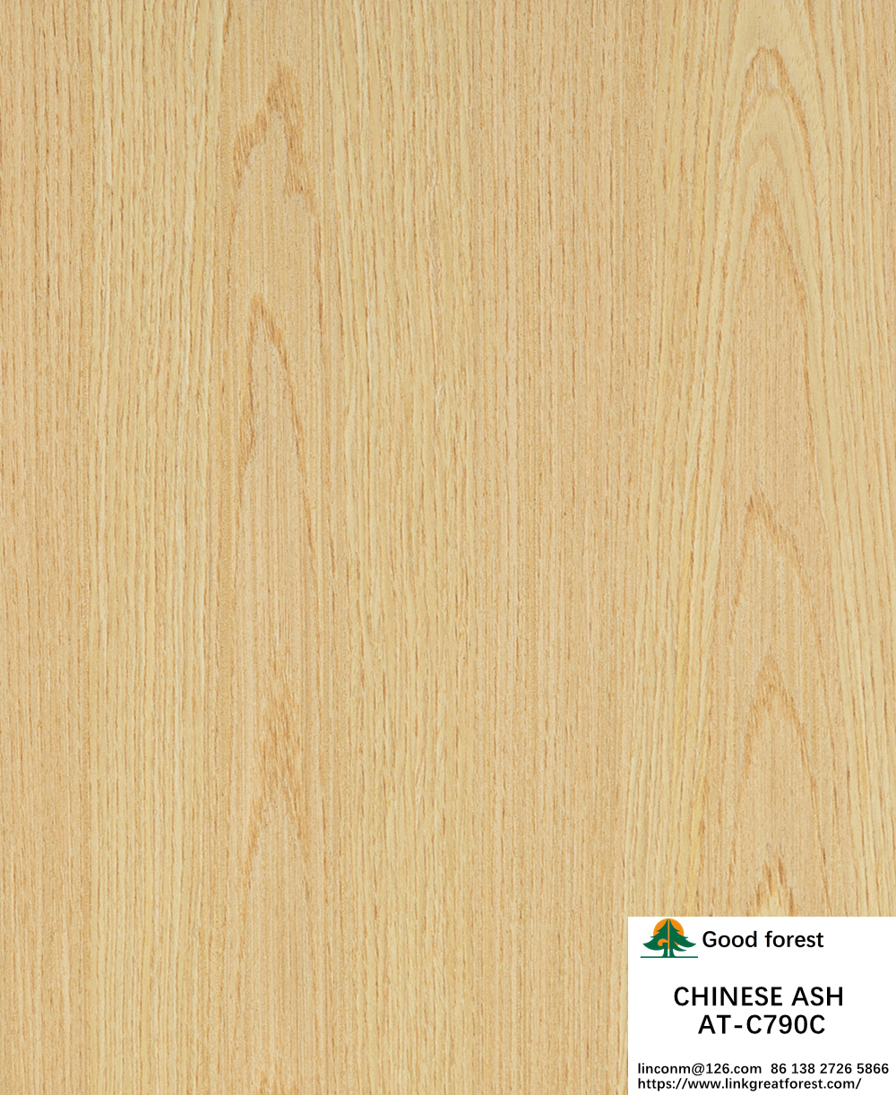 Fancy Wood Veneer Chinese Ash Man-Made Lengthened Size 3100mm Can Be Customized For Decoration China Makes