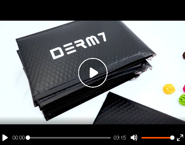 Wholesale Black Envelope Metallic Customized Printed Custom Poly Bubble Mailer Bag