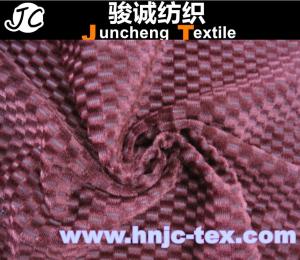 Quality 2015 Pineapple print fabrics with small checks French Velvet fabric for sofa/ upholstery wholesale