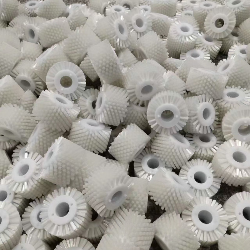 Customized Various Shapes Industrial Roller Brush Cleaning Cylindrical Brush Special-Shaped Brush