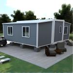 Modern Prefab Container Homes , Living Room Container House 3 Bedroom