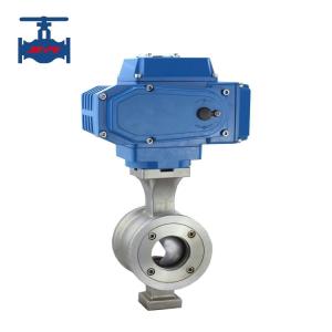 Quality Stainless Steel Electric Ball Valve V Shaped With Perfect Regulating Performance wholesale