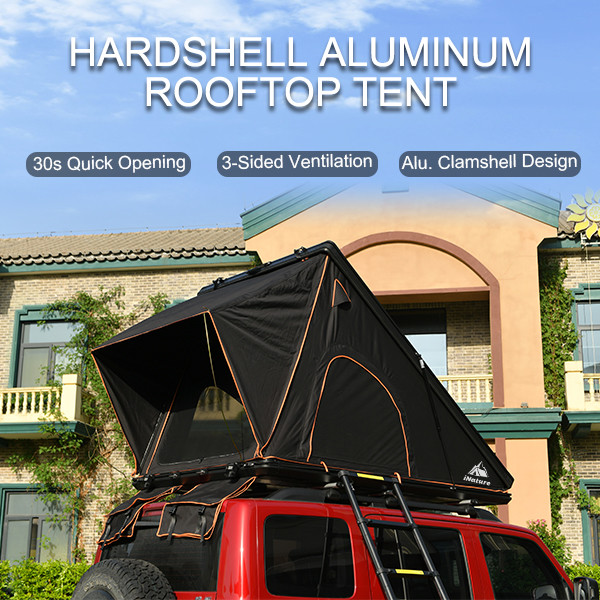 Truck And Pickup Compatible Grade Clamshell Aluminium Roof Tent 2 Person Car Tents Camping Outdoor Roof Top