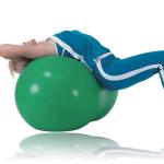Ecofriendly PVC Exercise Ball , 45x90cm Peanut Shaped Yoga Ball