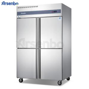 Quality 500-1600L Commercial Stainless Freezer , Soundless Twin Fridge And Freezer wholesale