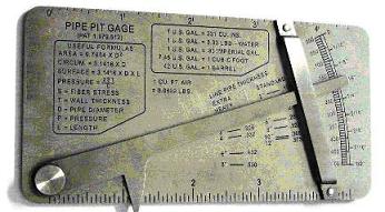 Measure Undercut Depth Cam Type Fillet Weld Gauge Huatec Series Taper Stainless Steel 7 Pcs Per Kit