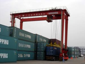 Quality High Quality 30-50Ton Rubber Tyred Gantry Crane, RTG container Crane wholesale