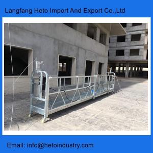Quality Good quality building cleaning cradle vietnam 7.5 meters ZLP800 steel temporary gondola wholesale