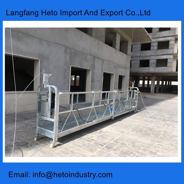 CE high building construction cleaning ZLP series suspended platform