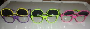 Quality Colored 1.0mm PMMA laser lense 3d fireworks glasses for giveaway / gifts wholesale