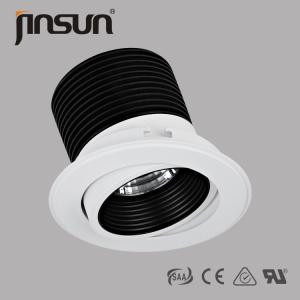 Quality high quality black and white 180 degree adjustable anti-glare led cob downlight wholesale