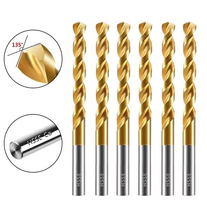 PCB Drilling 1.5-10mm HSS Titanium Plating Twist Drill Opener Set for Stainless Steel and Hard Metal Steel