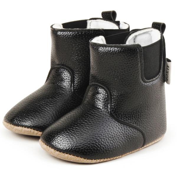 New fashion PU Leather Winter snow warm 0-2 years boy and girl Outdoor walking