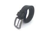 Mens Casual Leather Dress Belt 1 1/2” Wide 4MM Thick Alloy Prong Buckle
