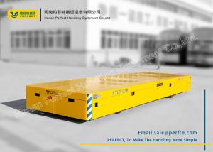 Quality 15 ton automated low flatbed trackless transfer cart for ship industry transport wholesale