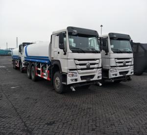Quality Euro II Emission Street Water Spray Truck , 6x4 Sprinkler Water Tank Truck wholesale