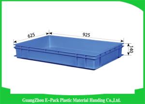 Quality Agriculture Plastic Stackable Containers Warehousing Durable 925 * 625 * 140mm wholesale
