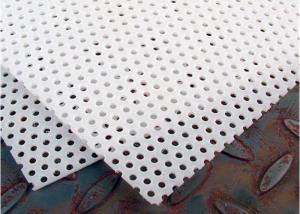 Quality 1000*2000mm Perforated Pvc Sheet With Diamond Rectangle Hole wholesale