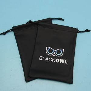 Quality Durable Waterproof Pu Packaging Drawstring Bag For Glass Custom Logo Printing wholesale