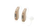 White Beige BTE Rechargeable Hearing Aid Retone Personal Amplifier For Hearing