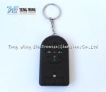Non - Toxic Black Car Sound Music Keyring Battery Replaceable