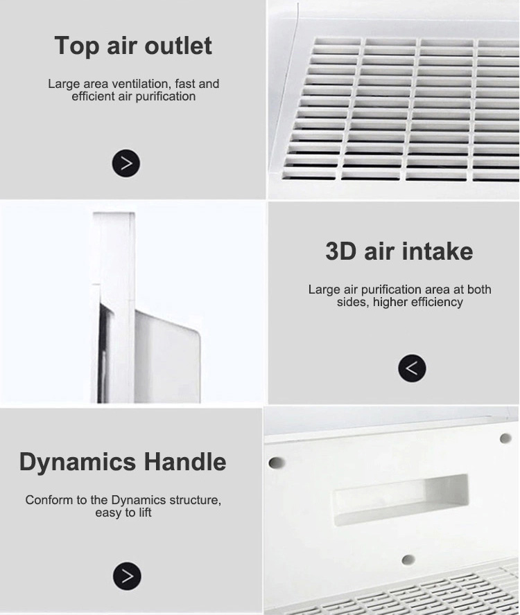 HOMEFISH Negative Ion UV Air Purifier With HEPA Filter 50HZ