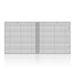 Semi Outdoor 1000x500mm Transparent Video Glass Screen 1000-5000nits