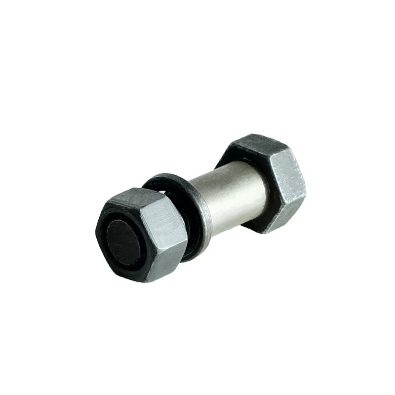 Black/Grey Coupling Bolt Nut Hexagon With Washer M12X1.5 Grade 10.9 Tread Size 1.25mm