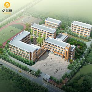 Quality School Prefabricated Steel Structure Building Fire Resistance Metal Construction Building wholesale