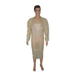 PP disposable surgical isolation gown,anti bacteria,anti blood,knitted cuff and