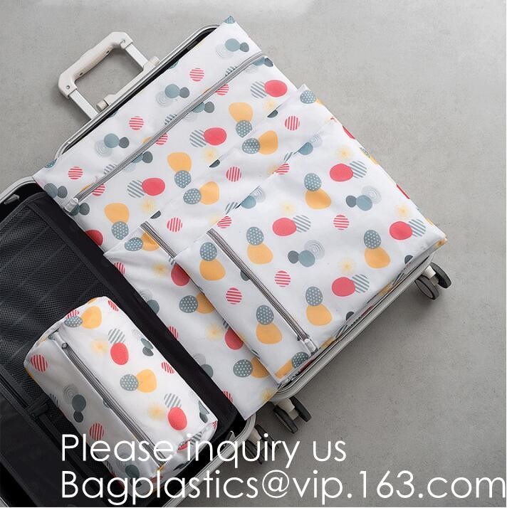 Travel Lingerie Wash Laundry Mesh Bags In Bulk,Mesh Drawstring Laundry Bag,Jumbo Foldable Zipper Mesh Wash Laundry Bag