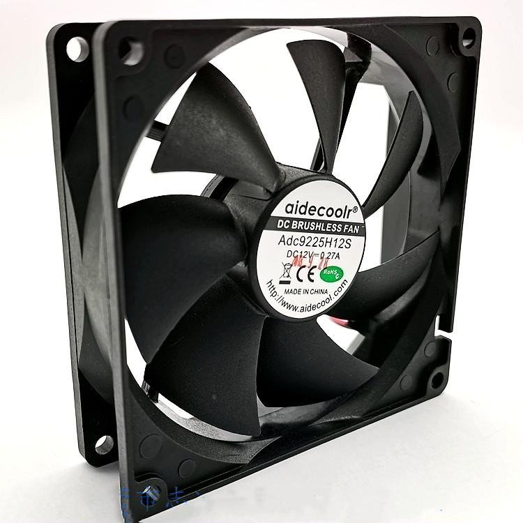 6000RPM Energy Efficient Cooling Fan , 0.15A 12V 9.2cm PC Case Fan 4 Pin