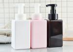 250ml Foam Pump Bottle Square 48mm Dia Luxury For Facial Cleanser Packaging