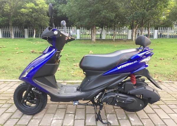 Front Disc Brake Two Wheel Gas Scooter Electric Kick Start System Hydraulic
